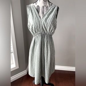 Light Green/White Dress